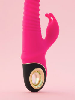 Zing - Vibrator Rabbit Telescopic cu Rotatie image 2