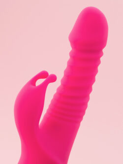 Zing - Vibrator Rabbit Telescopic cu Rotatie image 5
