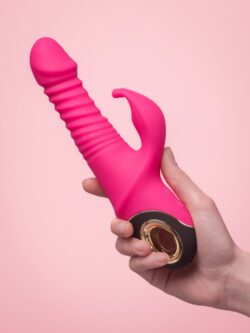 Zing - Vibrator Rabbit Telescopic cu Rotatie image 7