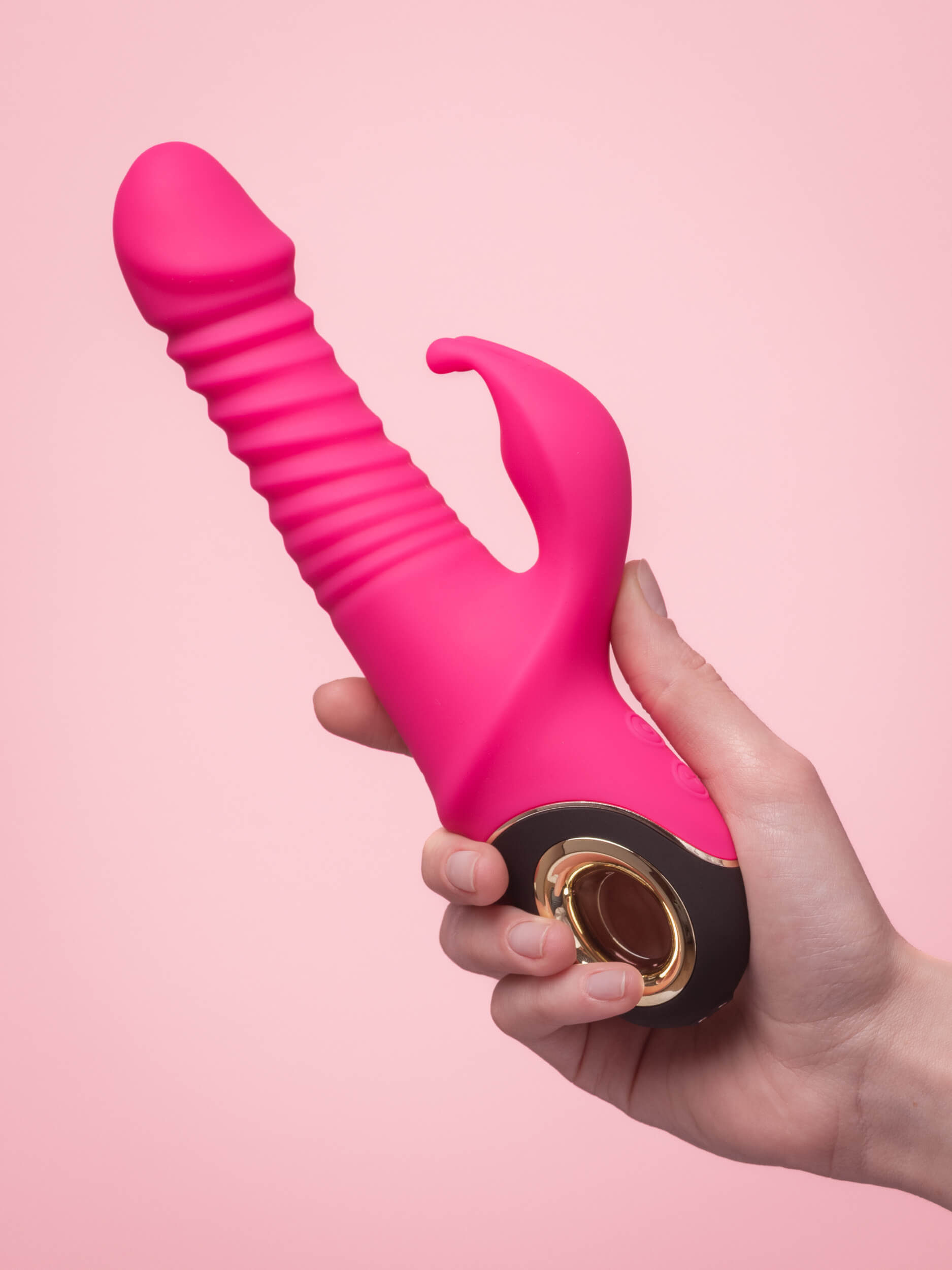 Zing - Vibrator Rabbit Telescopic cu Rotatie image 7