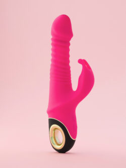 Zing - Vibrator Rabbit Telescopic cu Rotatie image 1