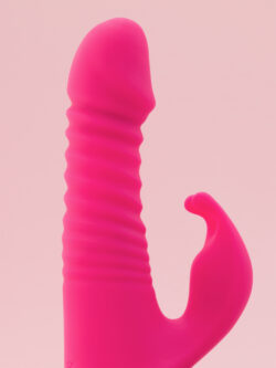 Zing - Vibrator Rabbit Telescopic cu Rotatie image 4