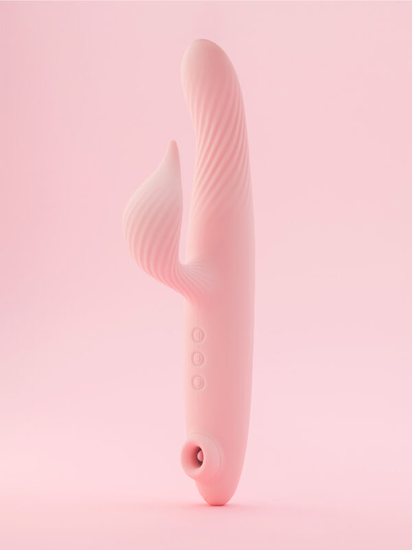 Peacher - Vibrator Telescopic cu Sucțiune