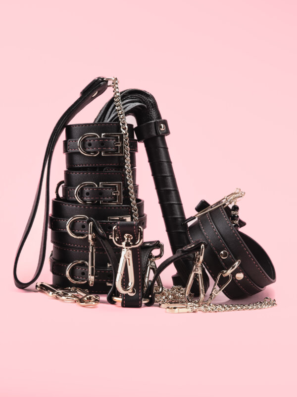 BDSM Full Set Piele - Catuse Maini si Picioare