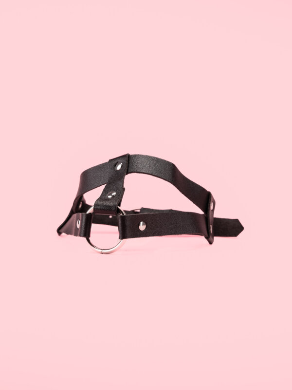 Choker Dublu Negru