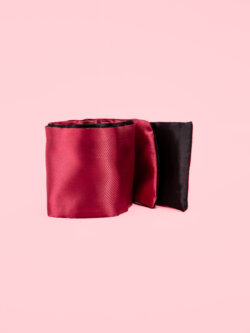 Esarfa de Legat la Ochi din Satin in Doua Culori image 1