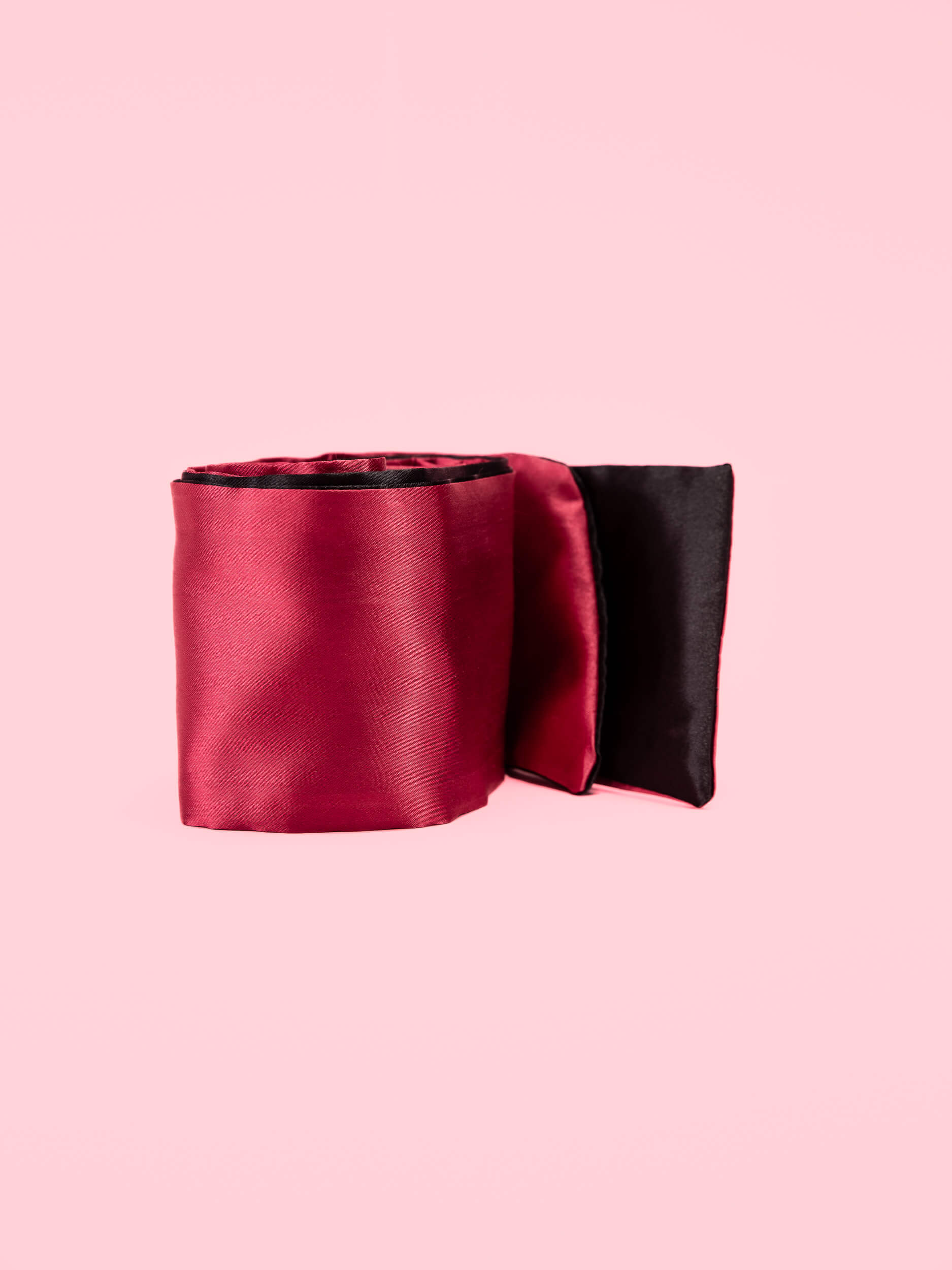 Esarfa de Legat la Ochi din Satin in Doua Culori image 1