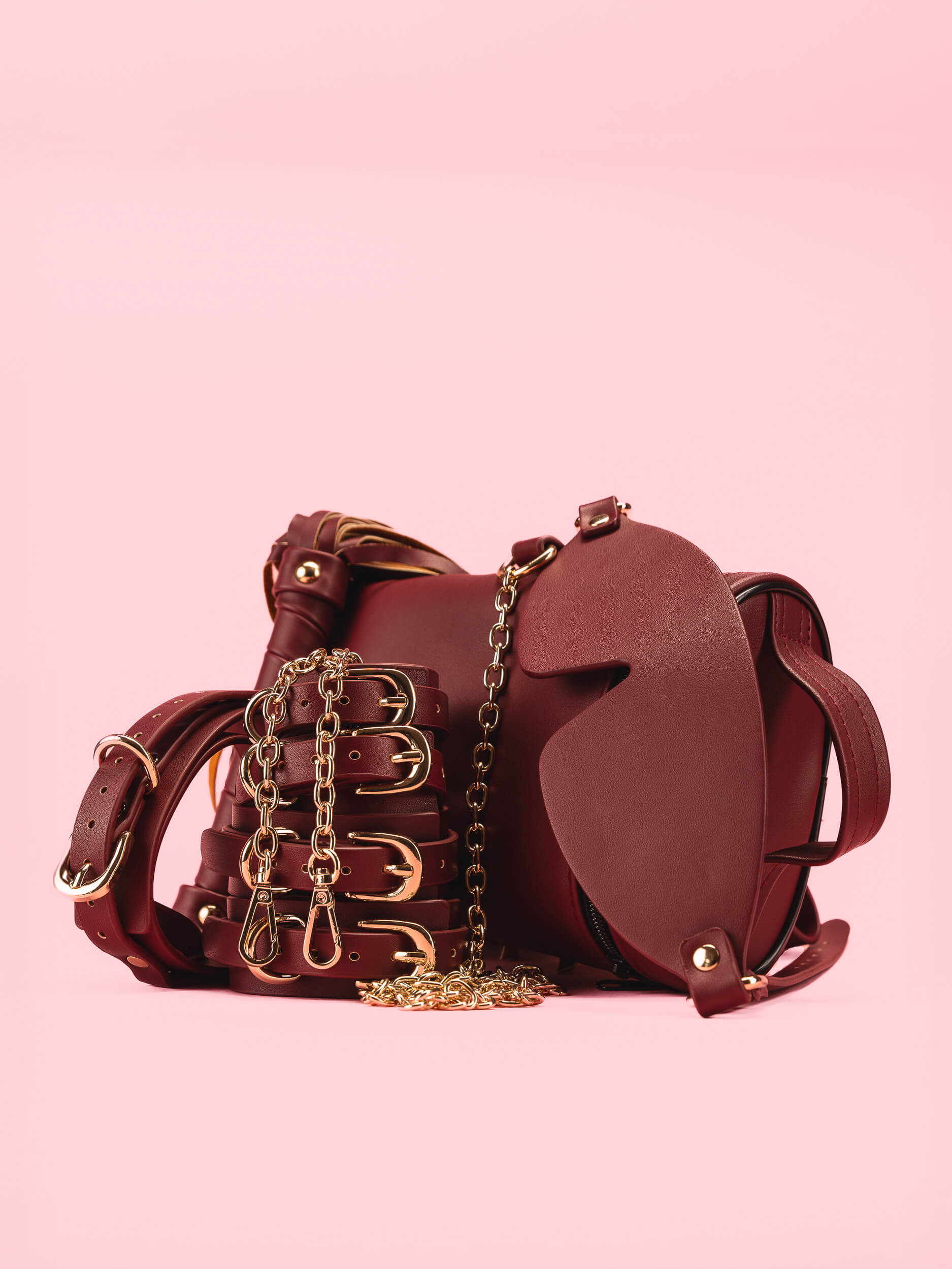 Set Complet BDSM Premium din Piele image 8