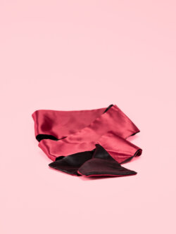 Esarfa de Legat la Ochi din Satin in Doua Culori image 1