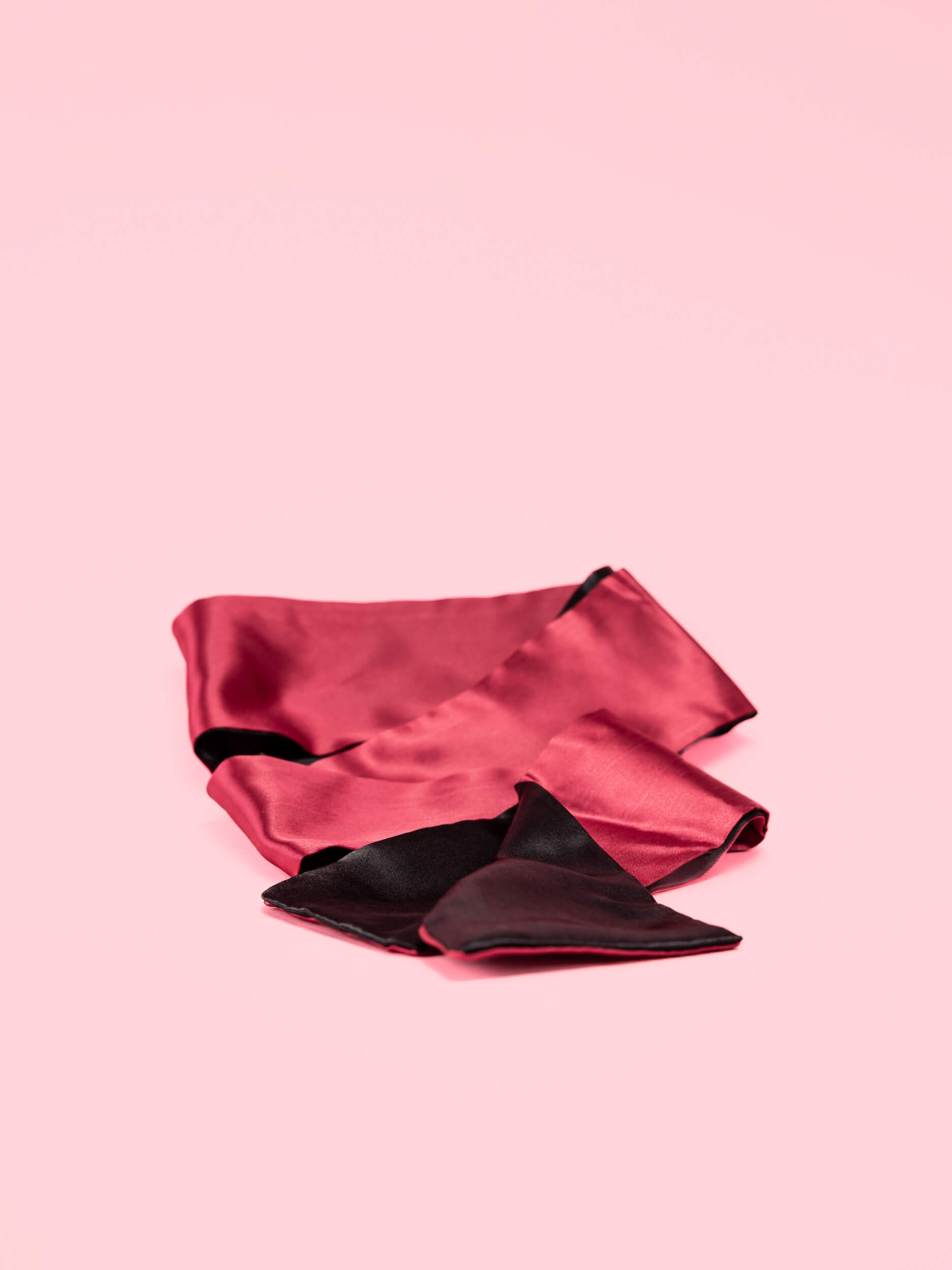 Esarfa de Legat la Ochi din Satin in Doua Culori image 1