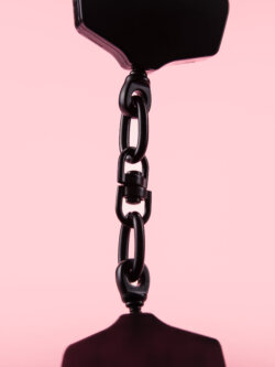 Catuse Sexuale Negru Mat Politist image 3