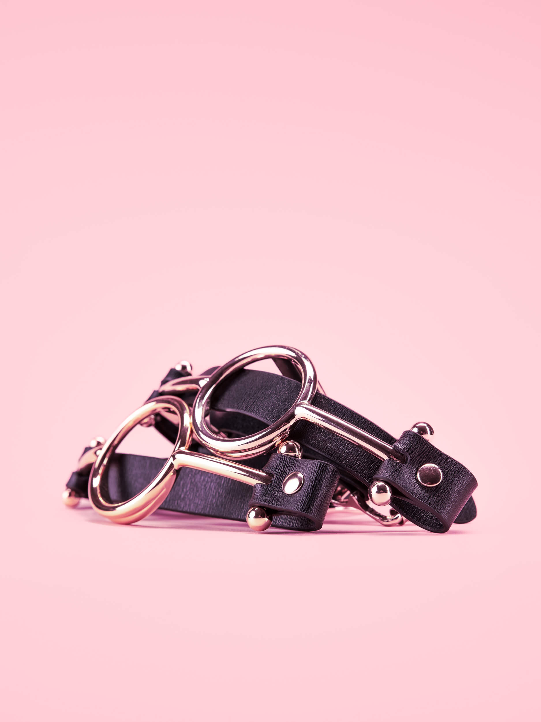 Mouth Gag O Ring din Zinc si Piele image 3