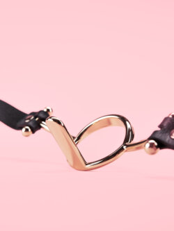 Mouth Gag O Ring din Zinc si Piele image 2