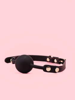 BDSM Kit - Paddle, Gag, Catuse & Geanta Piele image 8