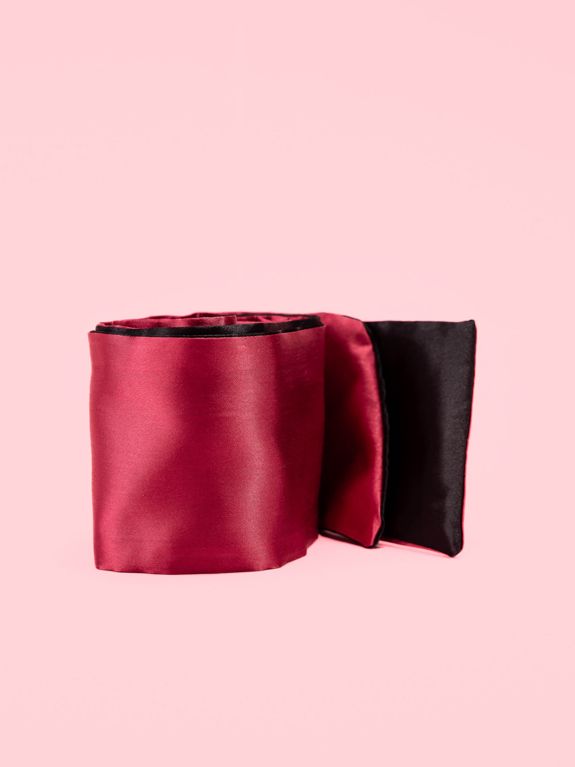 Esarfa de Legat la Ochi din Satin in Doua Culori image 2