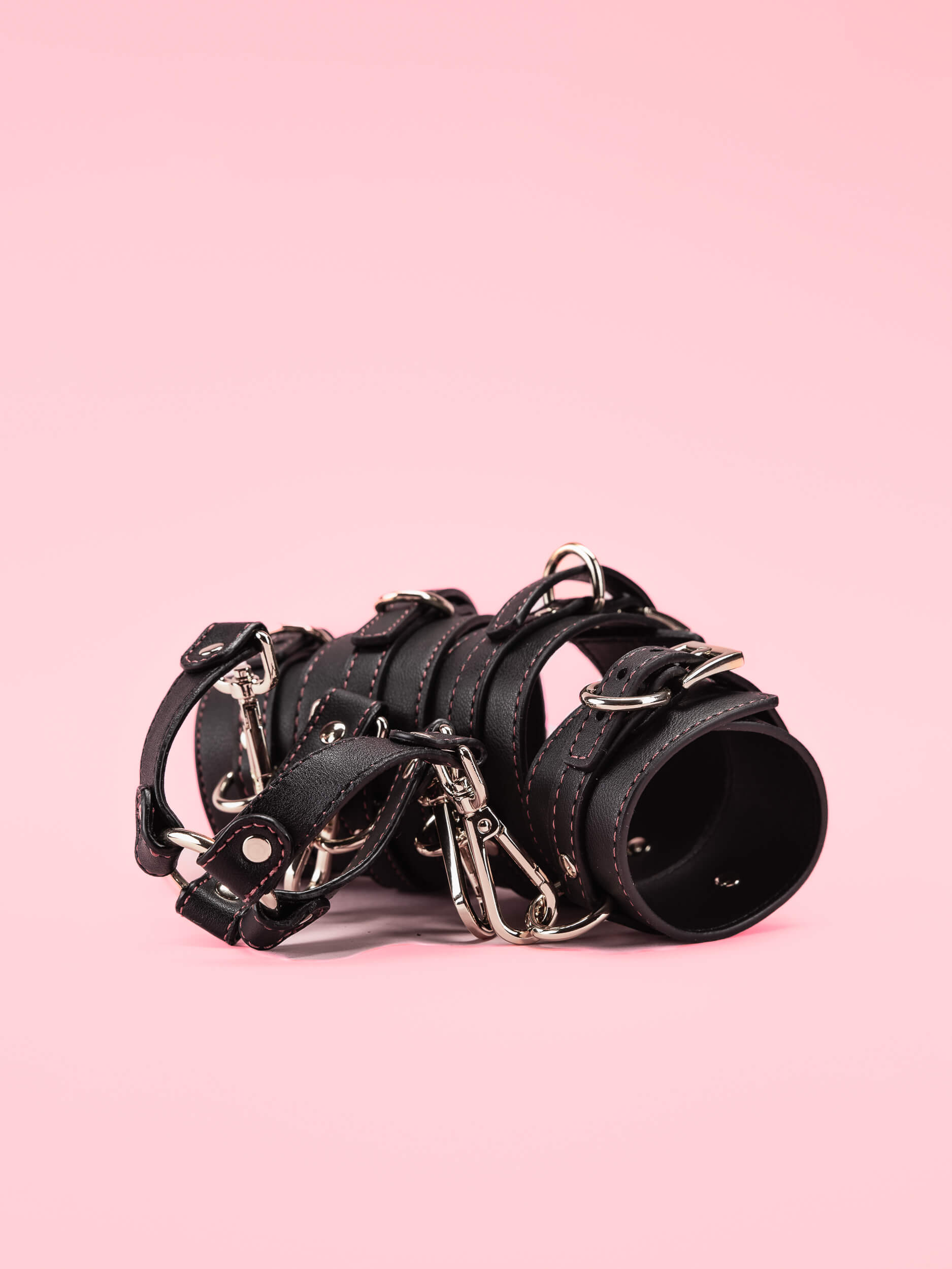 BDSM Full Set Piele - Catuse Maini si Picioare image 1