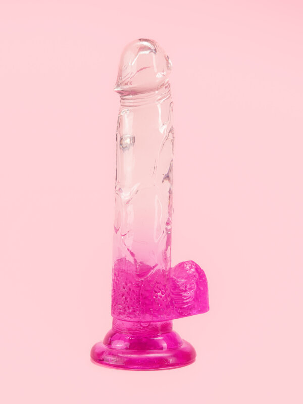 Dildo Mov Transparent 21 cm
