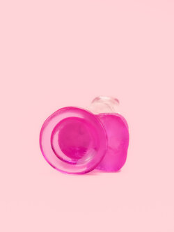 Dildo Mov Transparent 21 cm image 3