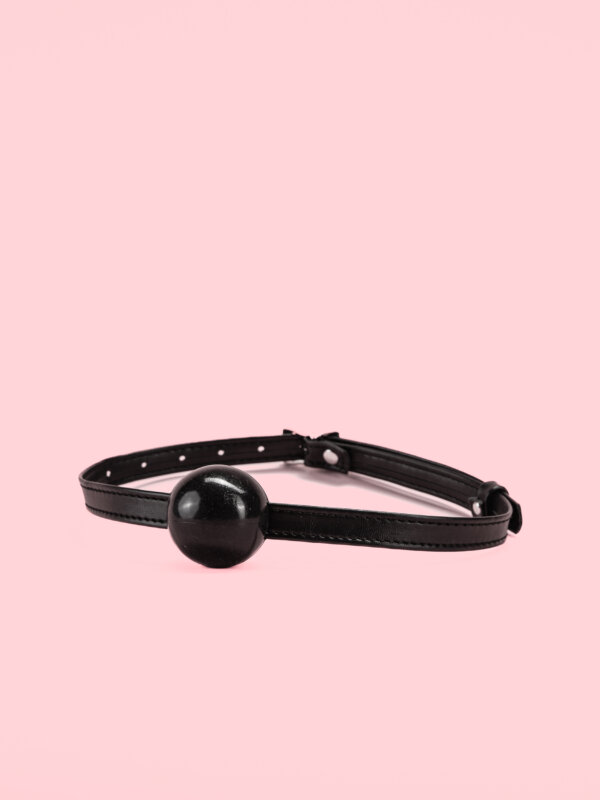 Ball Gag Simplu PU cu Silica