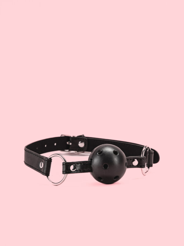 Ball Gag din Silicon cu Gauri