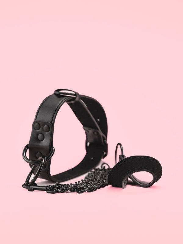 Lesa cu Guler din Piele Moale