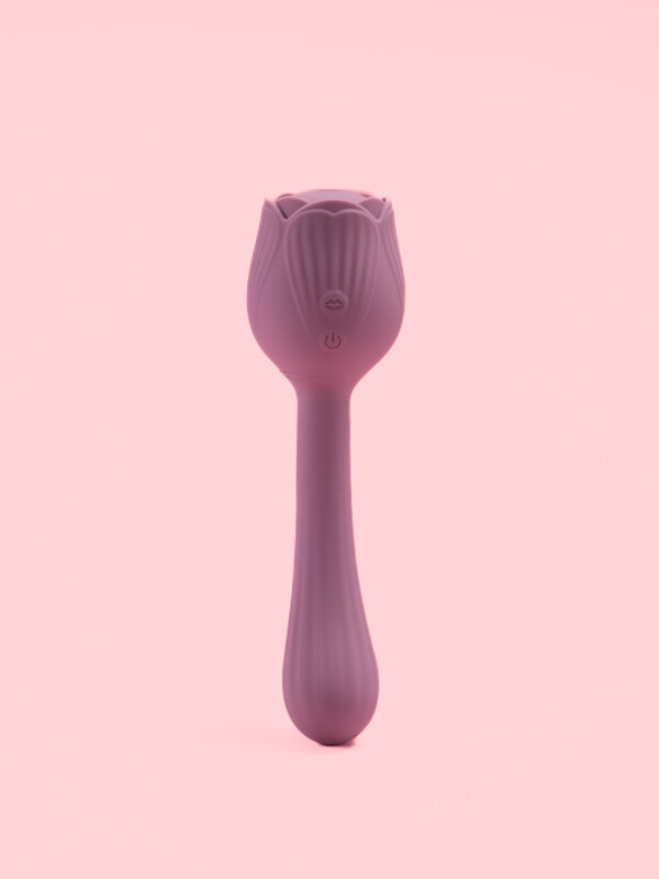Ophelia - Vibrator Trandafir Premium cu Sucțiune