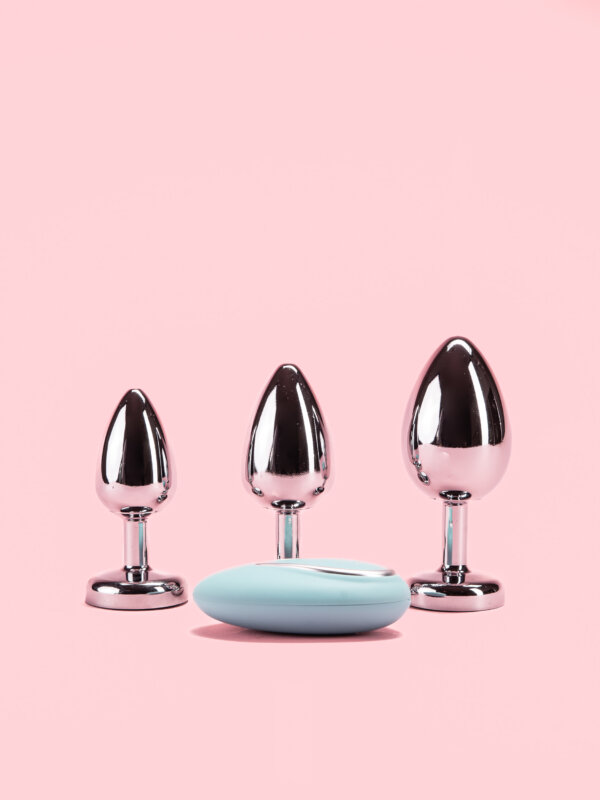 Set Dopuri Anale Vibratoare cu Telecomanda