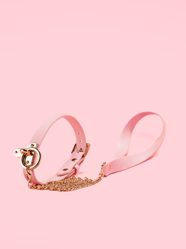 Zgarda Senzuala cu Lesa din Piele