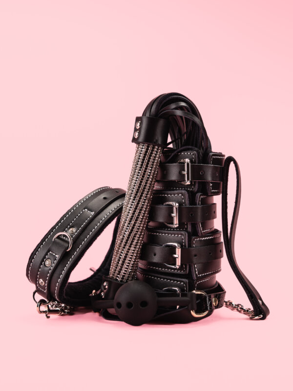 Set BDSM 5 Piese din Piele