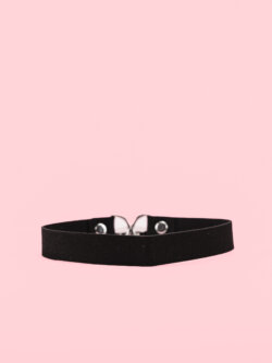 Choker cu Lacat in Forma de Inima image 3