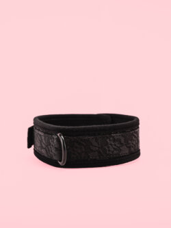 Lesa cu Guler si Print Negru image 1