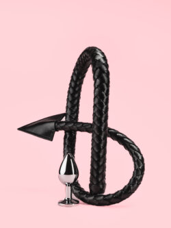 Butt Plug Senzual cu Coada din Piele image 2