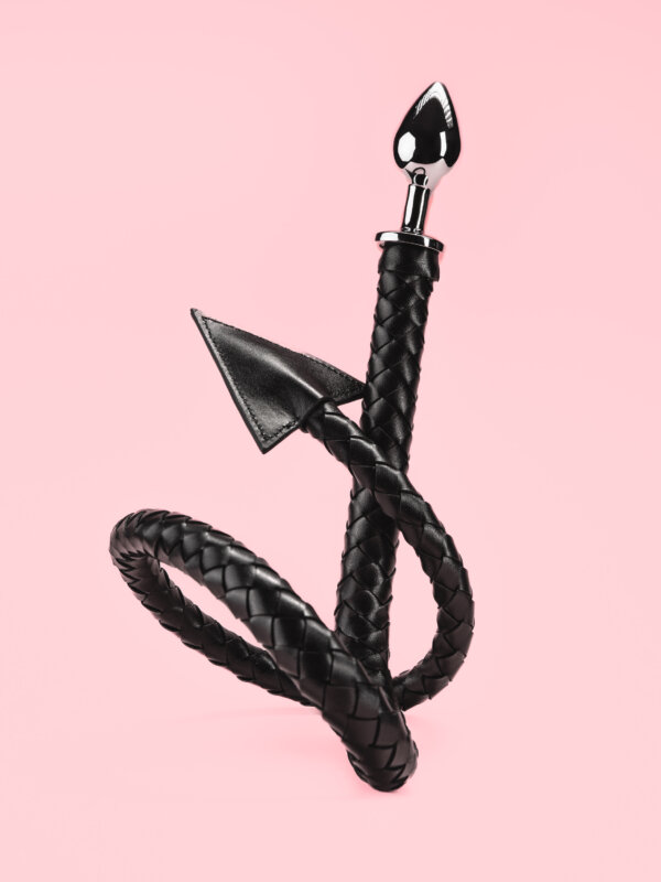 Butt Plug Senzual cu Coada din Piele