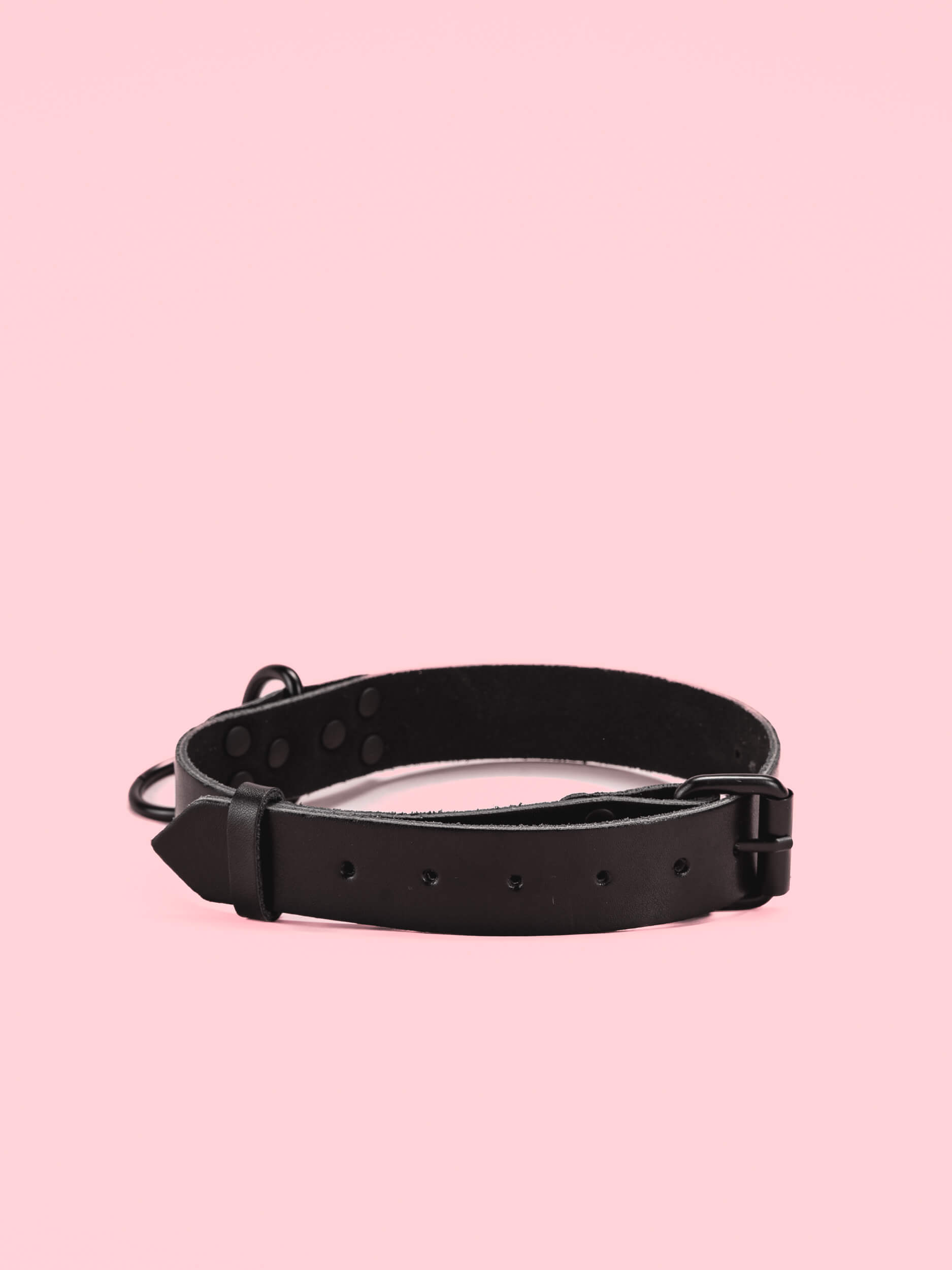 Zgarda cu Lesa din Piele Naturala image 2