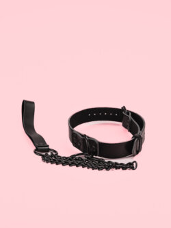 Zgarda cu Lesa din Piele Naturala image 1