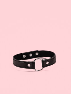 Choker Punk Simplu cu Inel thumbnail image