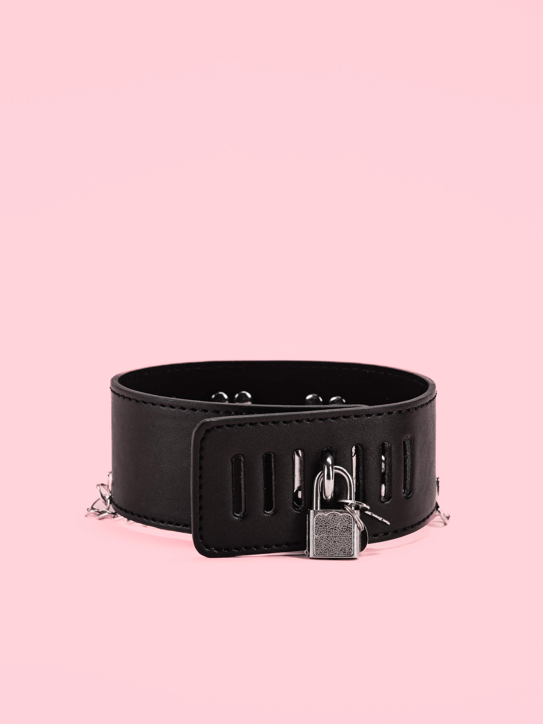 Choker Punk cu Inele si Lanturi image 1