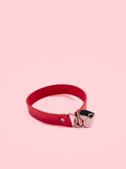 Choker cu Lacat in Forma de Inima image 4