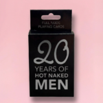 Cărți de Joc pentru Adulți „20 Years of Hot Naked Men” – Bărbați Nude