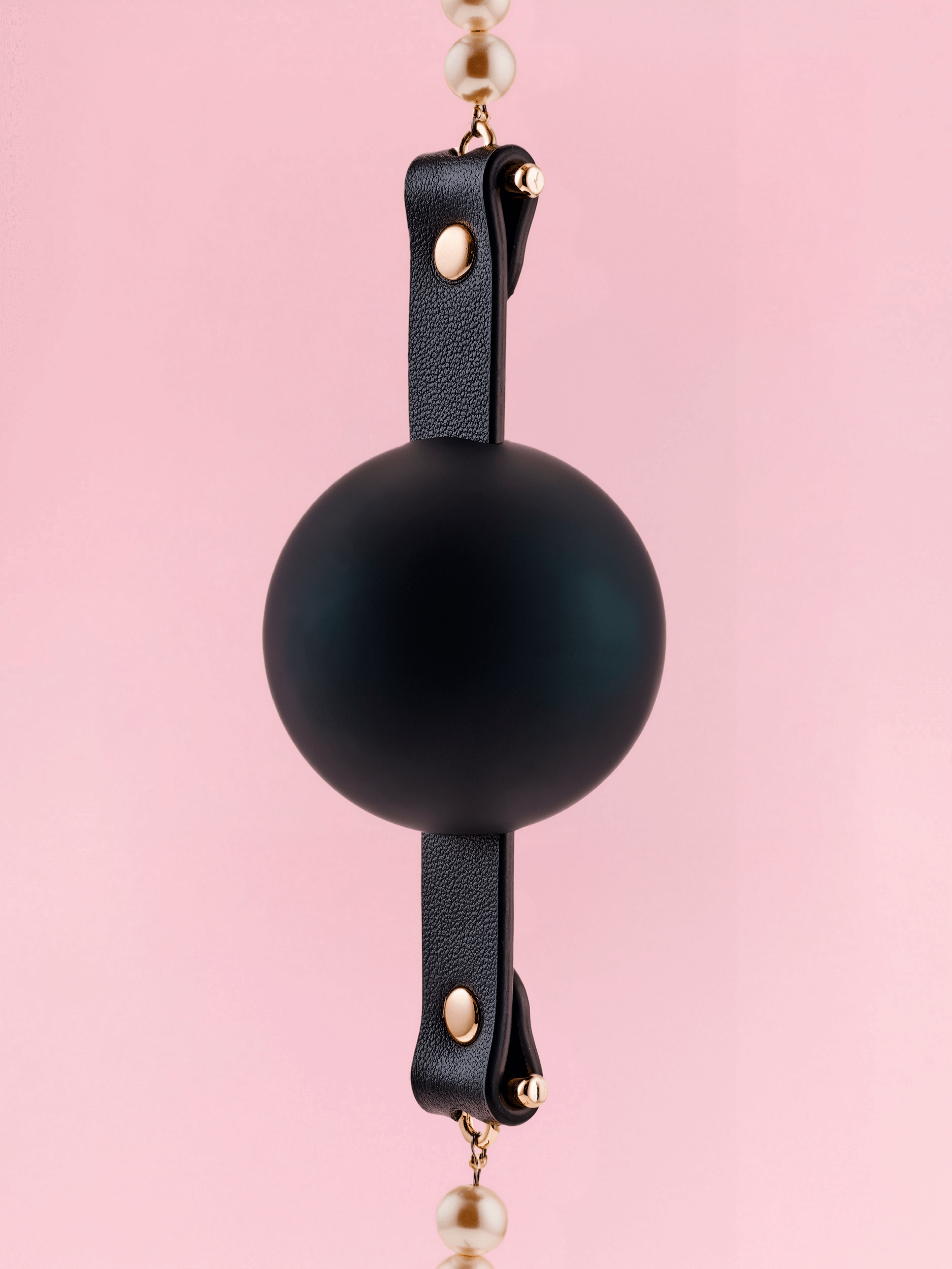 Gag Elegant cu Perle și Silicon image 2