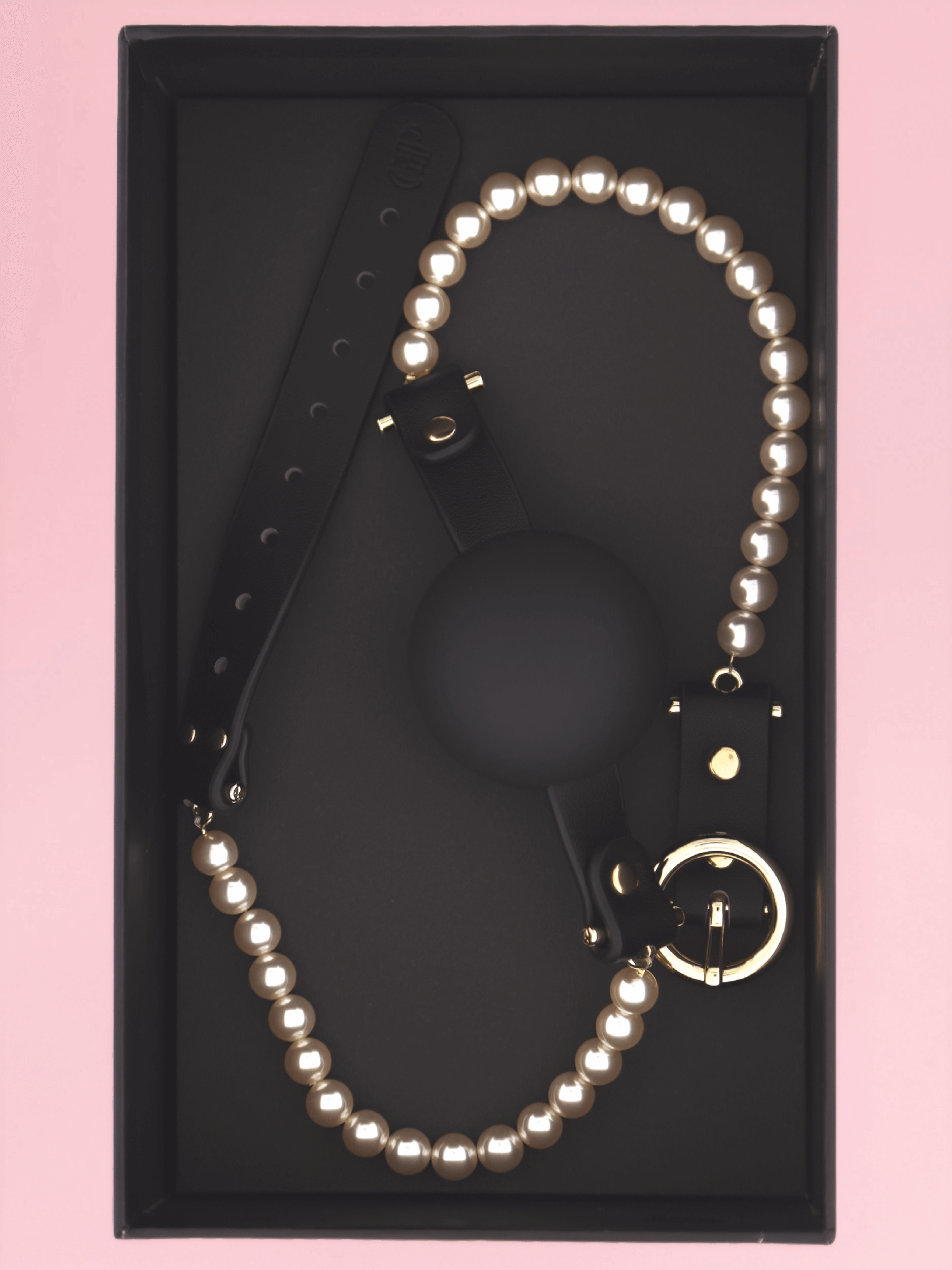 Gag Elegant cu Perle și Silicon image 4