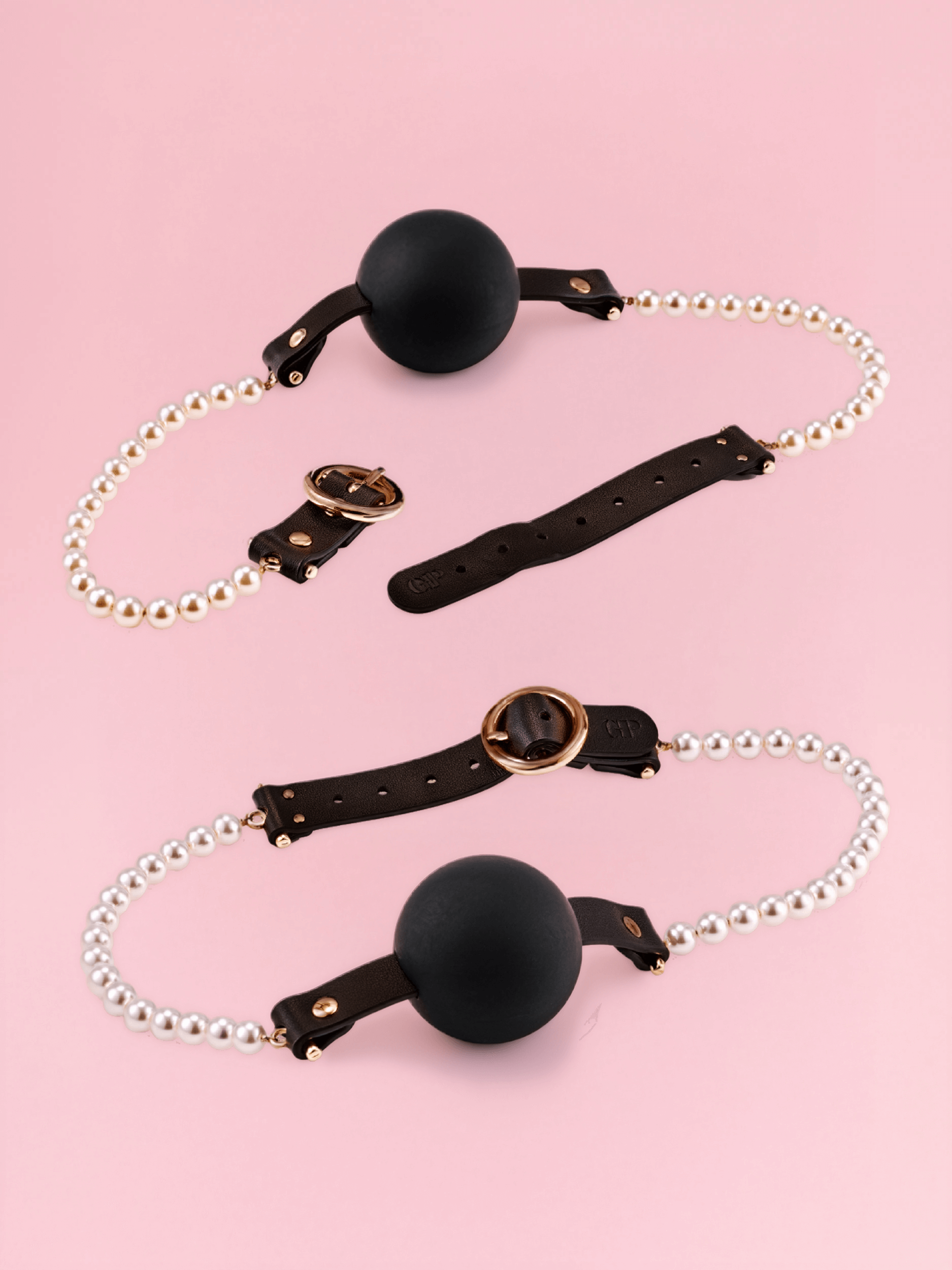 Gag Elegant cu Perle și Silicon image 5