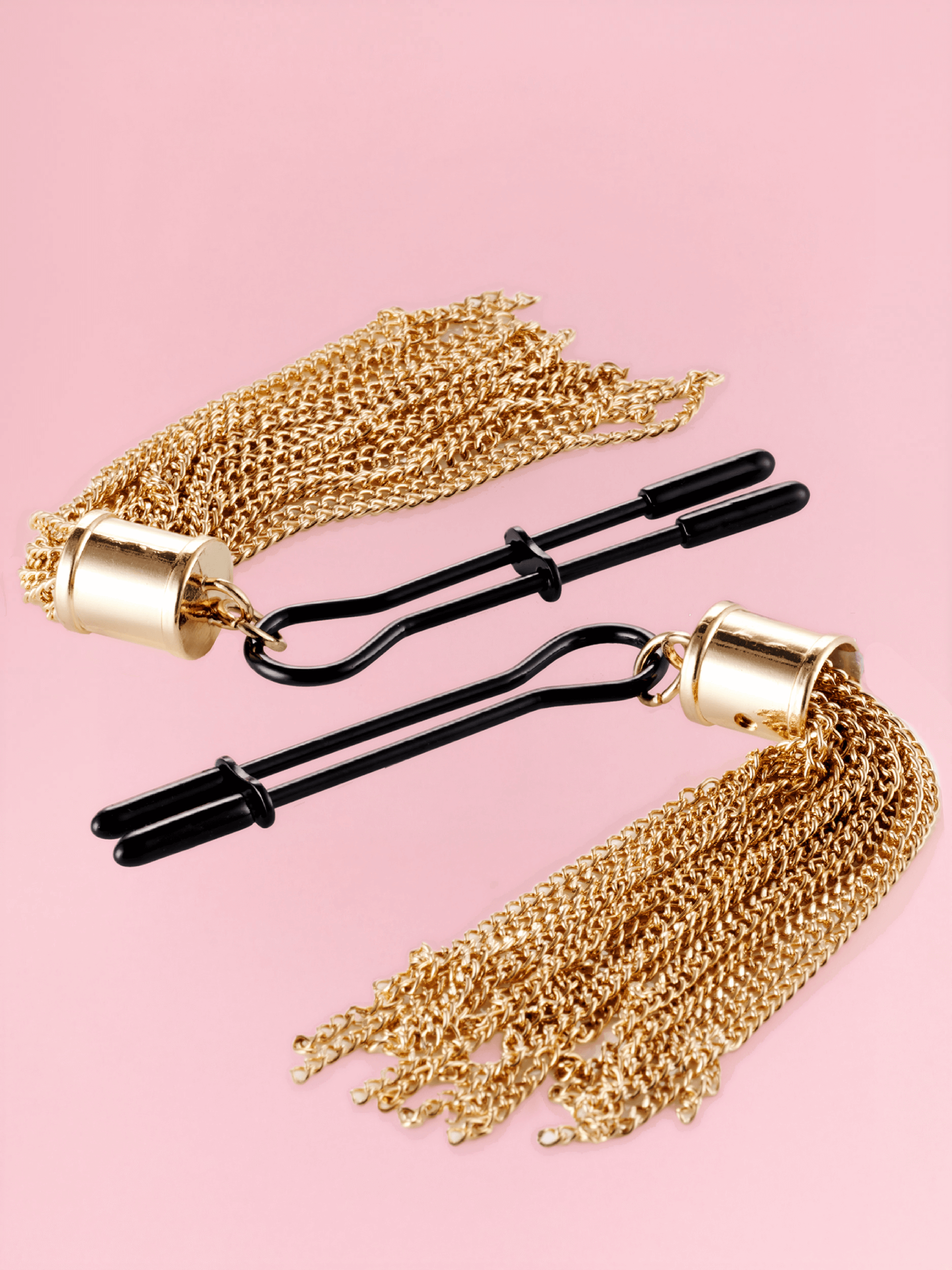 Cleme Reglabile pentru Sfarcuri cu Detalii Aurii și Ciucuri image 1