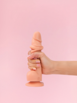 Dildo realist flexibil cu efect glisant image 2