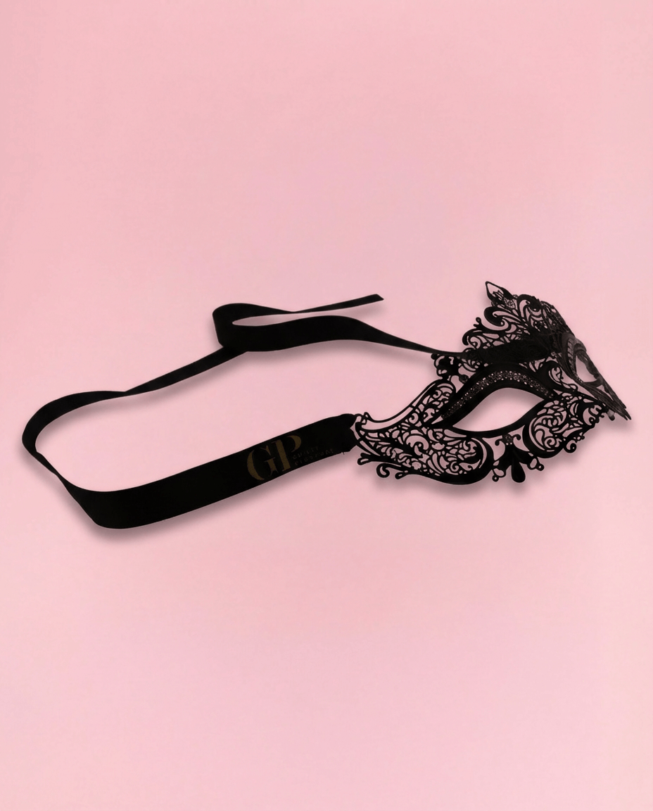 Masca Elegantă cu Accente Baroc și Cristale image 2