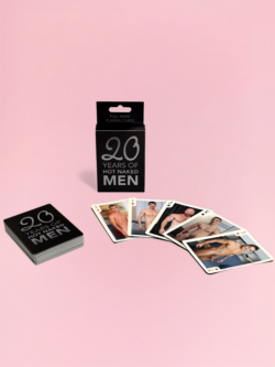 Cărți de Joc pentru Adulți „20 Years of Hot Naked Men” – Bărbați Nude image 2
