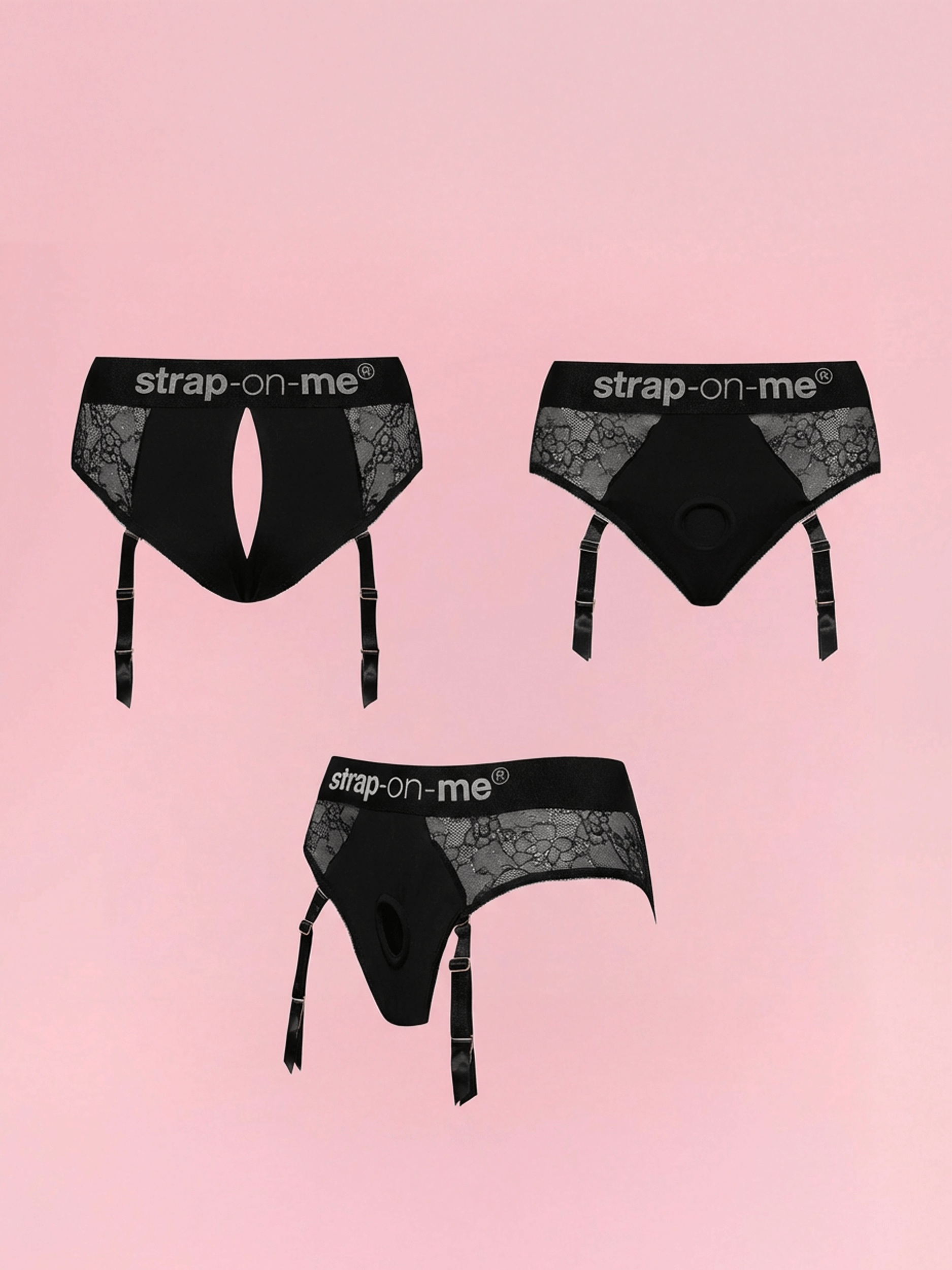 Ham de Lenjerie cu Dantelă pentru Strap-On image 2