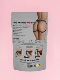 Ham de Lenjerie Ajustabil, Gri pentru Strap-On și Dildo image 8