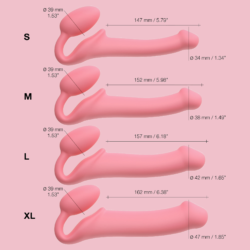 Strap-On Vibrator Flexibil cu Telecomandă image 1