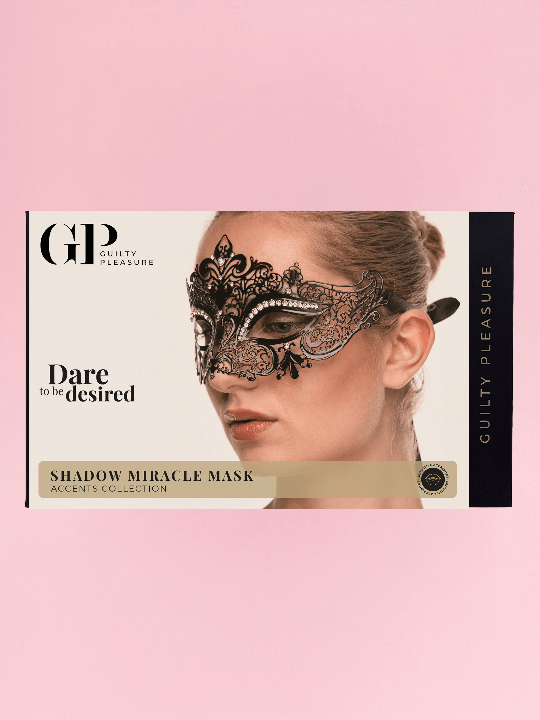 Masca Elegantă cu Accente Baroc și Cristale image 3